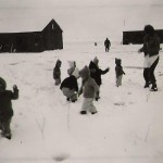 שלג בבית קמה- חורף 1950